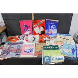 Box of Early 1830 - 1900's Music Books