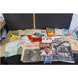 Amazing Collection of Antique & Vintage Magazines & Brochures
