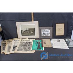 Worthington's Wall Mirror; 1912/1917/1918 Antique Magazines