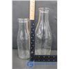 Image 7 : (2) Embossed Purity Dairy North Battleford Milk Bottles & Cap & Label Collection