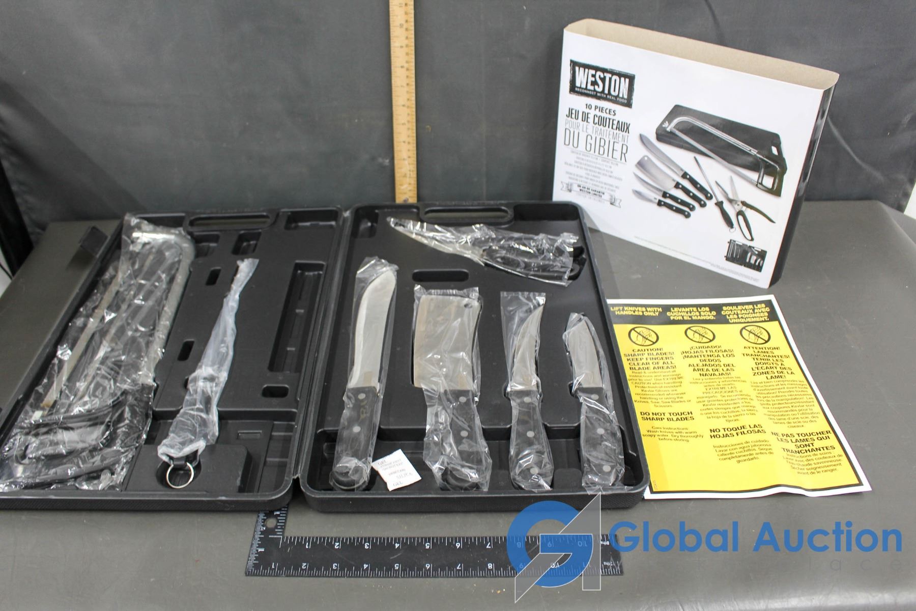 Weston 10 Piece Game Processing Knife Kit