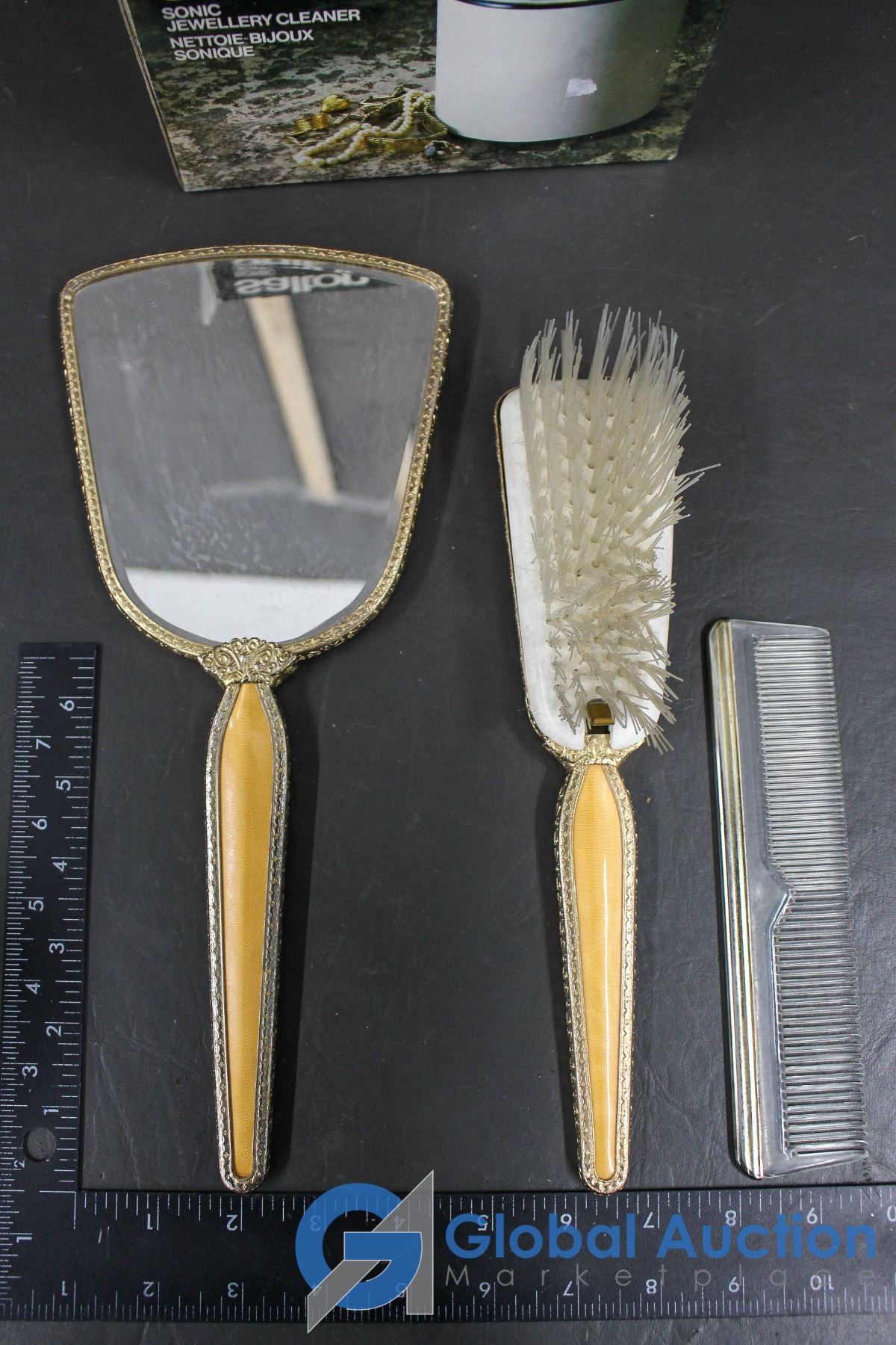 Salton Sonic Jewelry Cleaner & Vintage Vanity Set