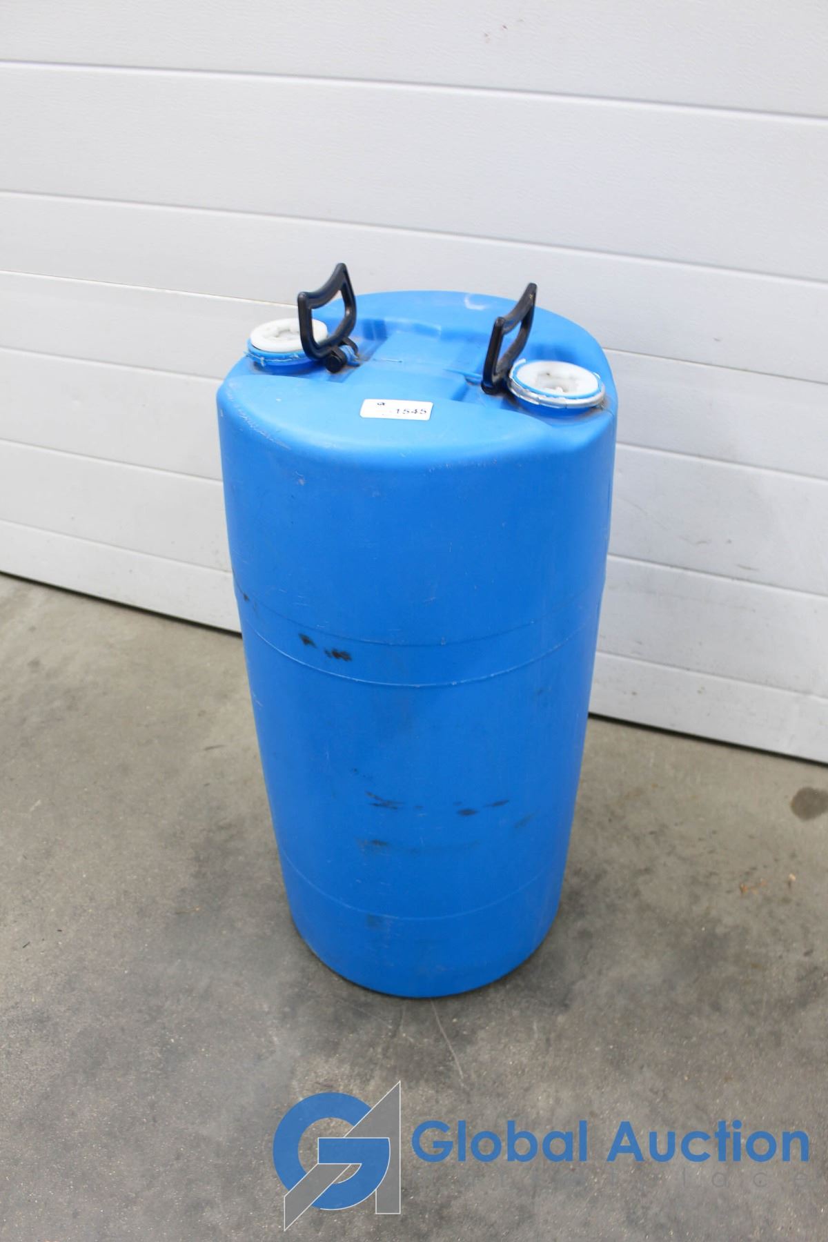 Large Blue Plastic Water Container