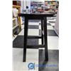 Image 2 : Wooden Bar Stool - 29 Inches High