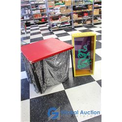 Magicians Folding Table w/ Metal Magic Box