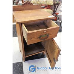 Vintage Wooden Side Table