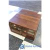Image 3 : Richardson Silk Co. Oak 3 Drawer Thread Cabinet