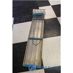 Vintage Greyhound Tin 60" Toboggan