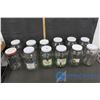 Image 1 : (12) 128 Fluid Ounce Glass Jars w/ Lids