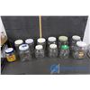 Image 1 : (12) Assorted Vintage Glass Jars w/Lids