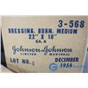 Image 4 : Vintage 1956 Dated RCAMC Burn Dressings (New in Box)