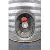 Image 2 : Galvanized Water Cooler w/Lid & Metal Decor