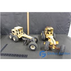 (2) Tonka Graders