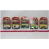 Image 1 : LOT OF 5 MATCHBOX CARS (HERO CITY) *CRASH HOPPER, BASS BUS, MUSH PUPPY, BUZZ COPTER & WHISTLE WAGON*