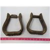 Image 1 : SET OF LEATHERBOUND STIRRUPS