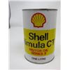 Image 2 : LOT OF 3 MOTOR OIL CANS (SHELL) *FULL* (1 LITRE)