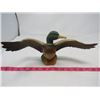 Image 2 : LOT OF 2 DUCKS (ONE CERAMIC AND ONE WOOD)