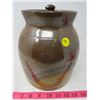 Image 1 : ONE 1 GALLON CROCK W/ LID *CHIPS & IMPERFECTIONS*