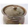 Image 2 : ONE 1 GALLON CROCK W/ LID *CHIPS & IMPERFECTIONS*