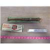 Image 1 : LOT OF 3 ITEMS (RECORDER WITH VELVET CASE, HARMONICA AND BIKE CHAIN STILL IN PACKAGE)
