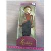 Image 1 : PORCELAIN DOLL (CENTURY COLLECTION) *17"* (COMES WITH DISPLAY STAND)