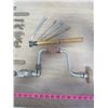 Image 4 : LOT OF TOOLS (VINTAGE) *SCREW DRIVERS, WRENCHES, METAL FUNNEL, ETC)
