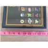 Image 3 : NHL COLLECTORS EDITION LOGO PINS (FRAMED) *10.5" X 8.5"*