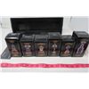 Image 1 : SET OF "GREATEST NHL TROPHIES" (CONN SMYTHE, STANLEY CUP, ETC) *WITH STAND*