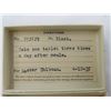 Image 9 : LOT OF 9 VINTAGE CONTAINERS (SOME WITH CONTENTS) *6 X SMALL GLASS BOTTLES* (1 CARDBOARD PILL BOX WIT