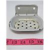 Image 1 : ENAMEL SOAP DISH (WITH GRATE)