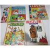 Image 1 : LOT OF 10 ADULT CARTOON BOOKS (VINTAGE) *5 X CARTOONS AND GAGS, LAUGH, ETC*