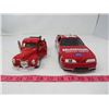 Image 5 : LOT OF 2 DIE CAST TOYS ( TOW TRUCK, T-BIRD RACE CAR)