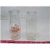 Image 1 : LOT OF 2 CREAM JUGS (GLASS)