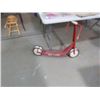 Image 2 : RADIO FLYER SCOOTER (CHROME FENDERS) *37" LONG X 19" HIGH* (VINTAGE)