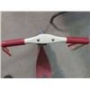 Image 8 : RADIO FLYER SCOOTER (CHROME FENDERS) *37" LONG X 19" HIGH* (VINTAGE)