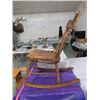 Image 2 : PRESS BACK NURSING ROCKER (33.5" X 18" X 28") *VINTAGE*