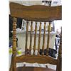 Image 3 : PRESS BACK NURSING ROCKER (33.5" X 18" X 28") *VINTAGE*