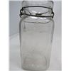 Image 2 : LOT OF 6 CANNING JARS (GLASS-5 WITH LIDS) *VINTAGE*