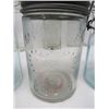 Image 6 : LOT OF 6 CANNING JARS (GLASS-5 WITH LIDS) *VINTAGE*