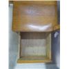 Image 3 : SMALL DESK ( WOOD WITH DRAWER) *26" X 25.5" X 18"* (VINTAGE)