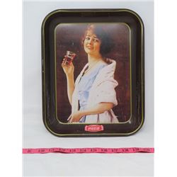 COCA COLA TRAY (FLAPPER) *REPRODUCTION* (13" X 10.5")