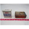 Image 1 : LOT OF 2 BANDAGE TINS ( REXALL, CURITY) *VINTAGE*
