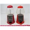 Image 1 : LOT OF 2 GUMBALL MACHINES (1 PLASTIC) *1 METAL* (GENIVAR)