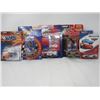 Image 1 : LOT OF 5 NASCAR AND HOTWHEEL TOYS (DIE CAST) *FROSTED FLAKES 2002, VALVOLINE, MICHEAL WALTRIP, CHASE