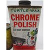 Image 3 : LOT OF 3 METAL TINS (2-MIRACLE TOP CYLINDER LUBRICANT, 1-TURTLE WAX CHROME POLISH AND RUST REMOVER)