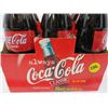 Image 2 : LOT OF 6 GREEN COCA-COLA BOTTLES (UNOPENED)