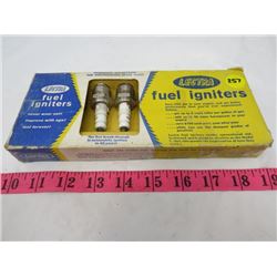 FUEL IGNITER SPARK PLUGS ( LECTRA BRAND, SET OF 8)