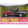 Image 2 : DIE CAST TOY VEHICLE (1957 CHEV BEL AIR (1:24) *ROAD AND TRACK HOT RODDING ACTION* (NEVER OUT OF BOX