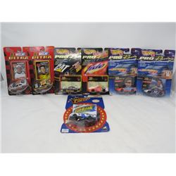 LOT OF 7 TOY VEHICLES (NASCAR ULTRA SERIES, BRETT BODINE, JEREMY MAYFIELD, JOHN ANDRETTI, ETC…)