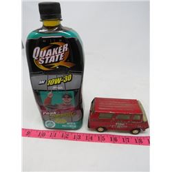 TOY LOT ( NASCAR QUAKER STATE OIL-SEALED-JEFF GORDON, TONKA FIRE CHIEF-METAL-1955)